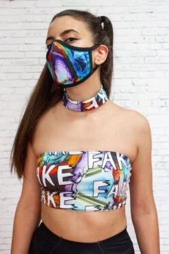 Gemstone Face Mask -Unique Clothing fakel
