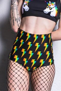 Unicorn Shorts Set -Unique Clothing flash two piece set