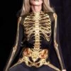 Gold Skeleton Costume -Unique Clothing gold skeleton costume