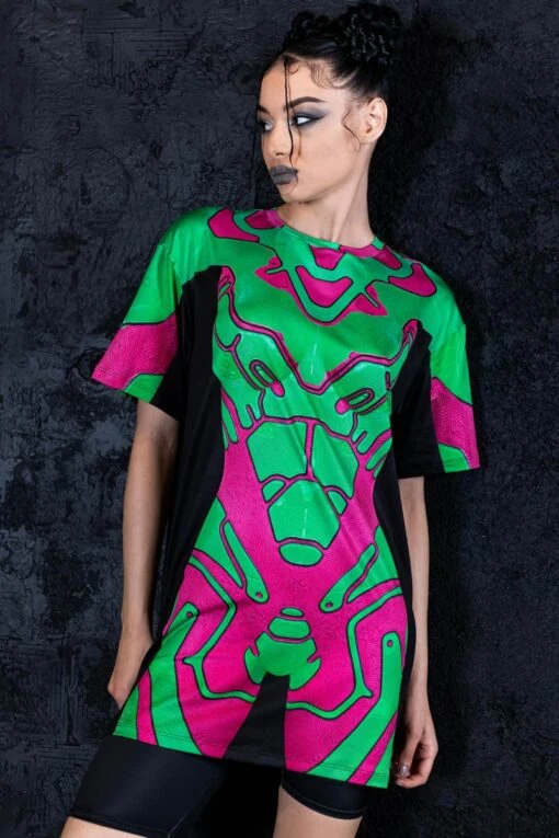 Green Assassin Doll Tee Dress