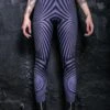 Grey Illusion Leggings -Unique Clothing grey illusion high waisted leggings
