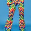 Groovy Rainbow Bell Bottoms -Unique Clothing groovy rainbow bell bottoms close view