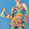 Groovy Rainbow Bell Bottoms Set
