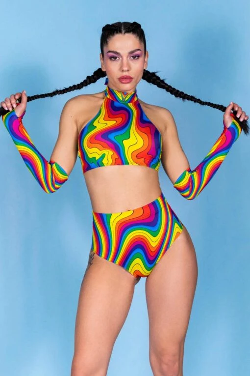 Groovy Unicorn Booty Shorts