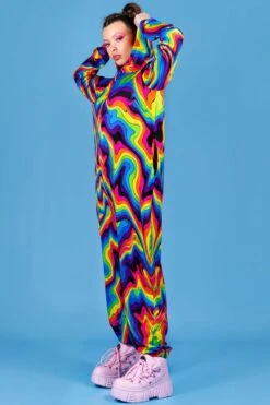 Groovy Unicorn Onesie -Unique Clothing groovy unicorn onesie side view