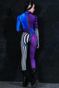 Harlequin Costume 8 Harlequin Costume -Unique Clothing harlequin costume back view