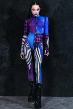 Harlequin Costume 9 Harlequin Costume -Unique Clothing harlequin costume front view
