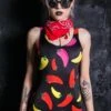 Hot Chili Peppers One Piece Swimsuit -Unique Clothing hot chilli peppers one piece swimsuit