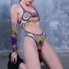 Hypno Vibration Bikini Set -Unique Clothing hypno vibration bikini set close view