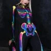 Jolly Skeleton Costume 1 Jolly Skeleton Costume -Unique Clothing jolly skeleton costume close view