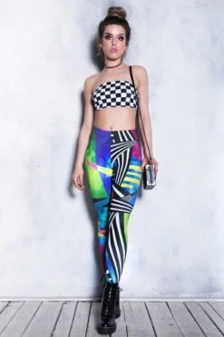 Abstract Geometry Leggings -Unique Clothing leggings abstract geometry