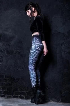 Alien Spine Leggings -Unique Clothing leggings alien spine