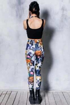 Bulldog Leggings -Unique Clothing leggings bulldog