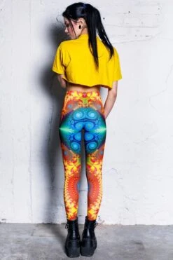 Fractal Collision Leggings 9 Fractal Collision Leggings -Unique Clothing leggings collision fractal