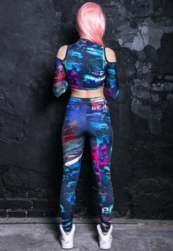 Forbidden Code Leggings 8 Forbidden Code Leggings -Unique Clothing leggings forbiden code