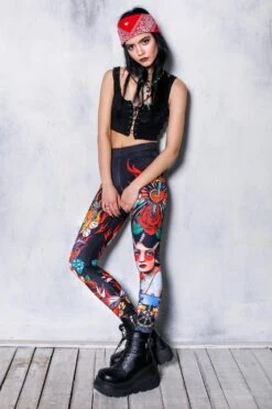 Love & Cursed Leggings 8 Love & Cursed Leggings -Unique Clothing leggings love cursed