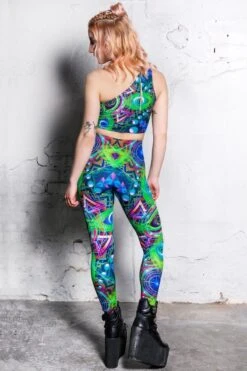 Psychedelic Travel Leggings -Unique Clothing leggings psychedelic travel