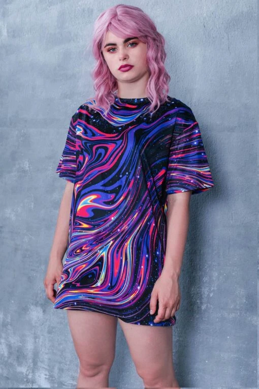 Liquid Galaxy Oversized Tee