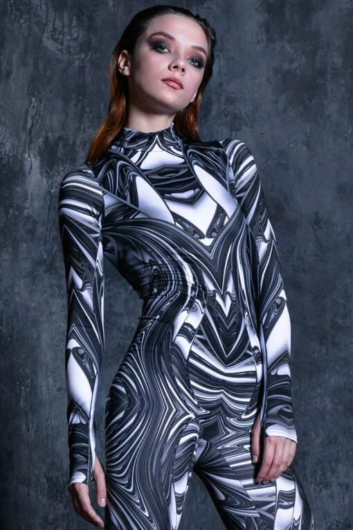 Liquid Steel Rave Costume