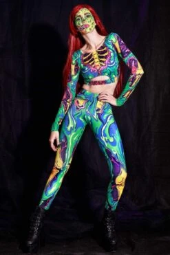 Zombie Women Long Sleeve Top -Unique Clothing long sleeve top zombie women