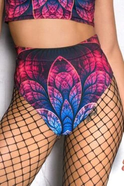 Lotus Leaf Shorts Set -Unique Clothing lotus leaf booty shorts set