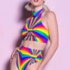 Love Is Love Halter Neck Top -Unique Clothing love is love halter neck top front view