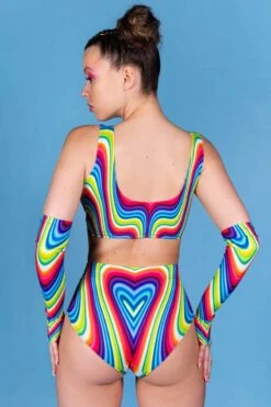 Lovestruck Bra Top -Unique Clothing lovestruck bra top back view