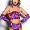 Magnetic Storm Choker Boob Tube -Unique Clothing magnetic storm choker tube top