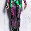 Matrix Leggings -Unique Clothing matrix high waisted leggings
