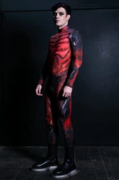 Men's Devil Costume -Unique Clothing men devil costume side view