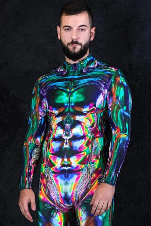 Men Multichrome Skin Costume