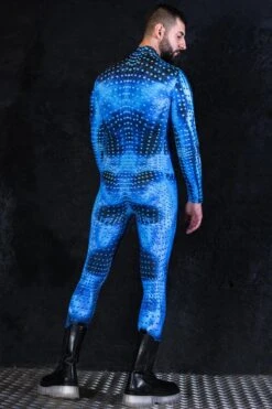 Men Multiverse Traveler Costume -Unique Clothing men multiverse traveler costume back view