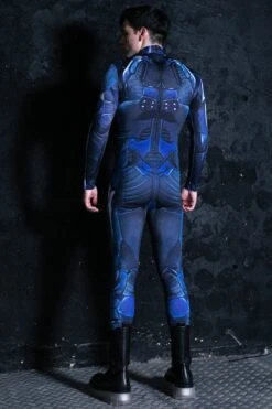 Men's Titanium Armored 9 Men's Titanium Armored -Unique Clothing mens titanium armored back view