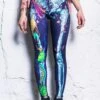 Metamorphosis Leggings -Unique Clothing metamorphosis high waisted leggings