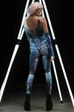 Miss Cyber Sleeveless Costume 9 Miss Cyber Sleeveless Costume -Unique Clothing miss cyber sleeveless costume