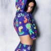 Monster Leggings Set 1 Monster Leggings Set -Unique Clothing monsters hoodie top set