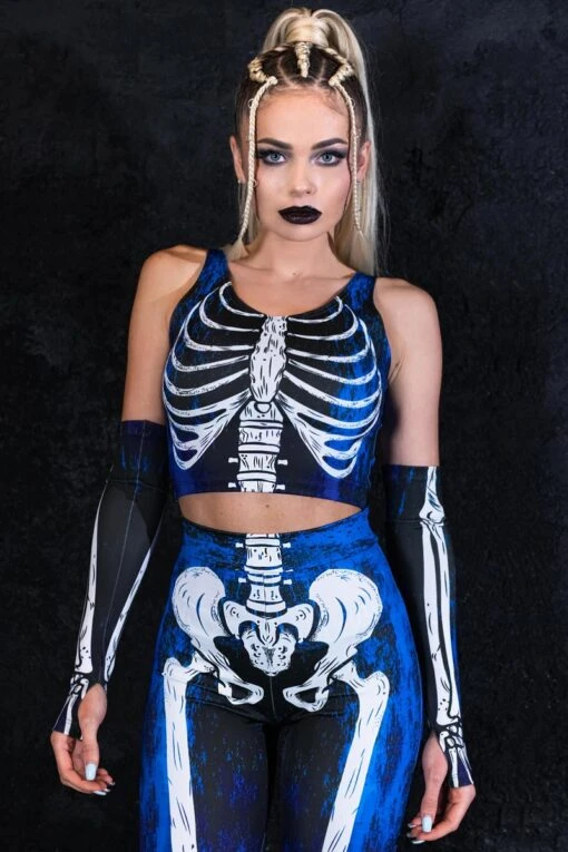 Moonlight Skeleton Crop Top