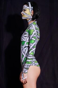 Mummy Long Sleeve Bodysuit 9 Mummy Long Sleeve Bodysuit -Unique Clothing mummy bodysuit