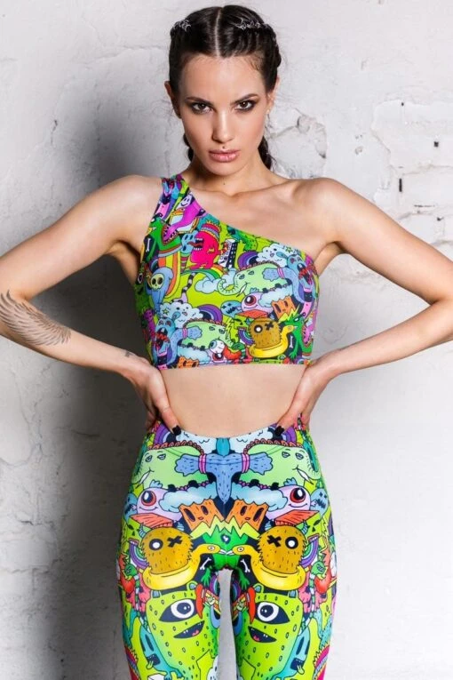 Magic Forest One Shoulder Top