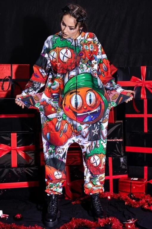 Christmas Madness Hood Onesie