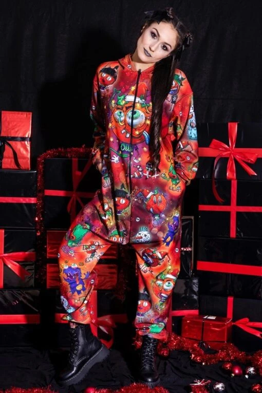 Naughty Devils Red Onesie For Her
