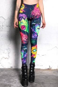Outer Space Party Leggings Set -Unique Clothing outer space party leggings set