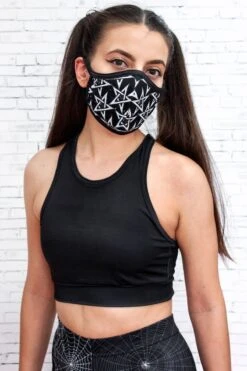 Pentagram Face Mask -Unique Clothing pentagram face mask