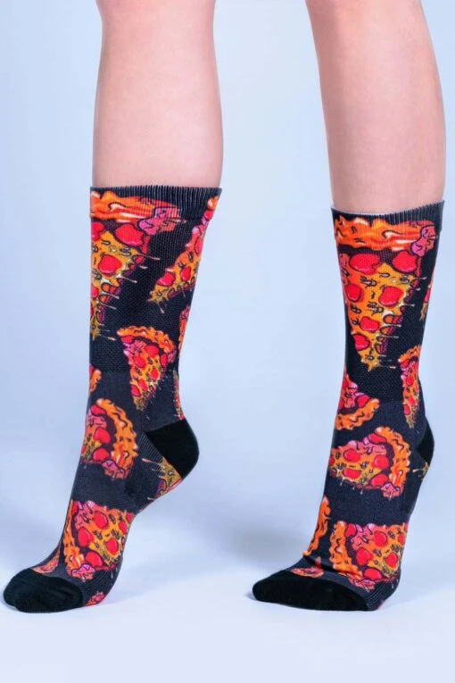 Pepperoni Pizza Crew Socks