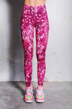 Pink Stars Leggings Set -Unique Clothing pink stars set bottom