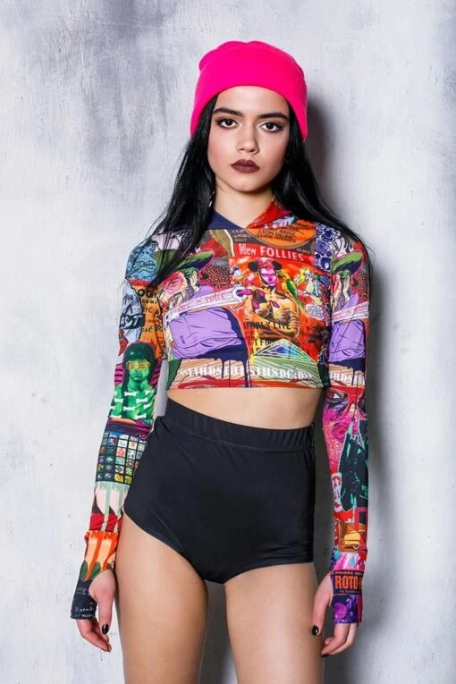 Pop Art Hoodie Top