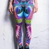 Psychedelic Leggings -Unique Clothing psychedelic high waisted leggings