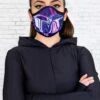Purple Liquid Reusable Face Mask