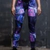 Purple Liquid Workout Leggings