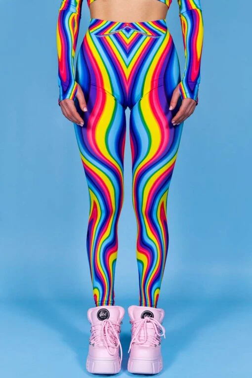 Rainbow Meltdown Leggings